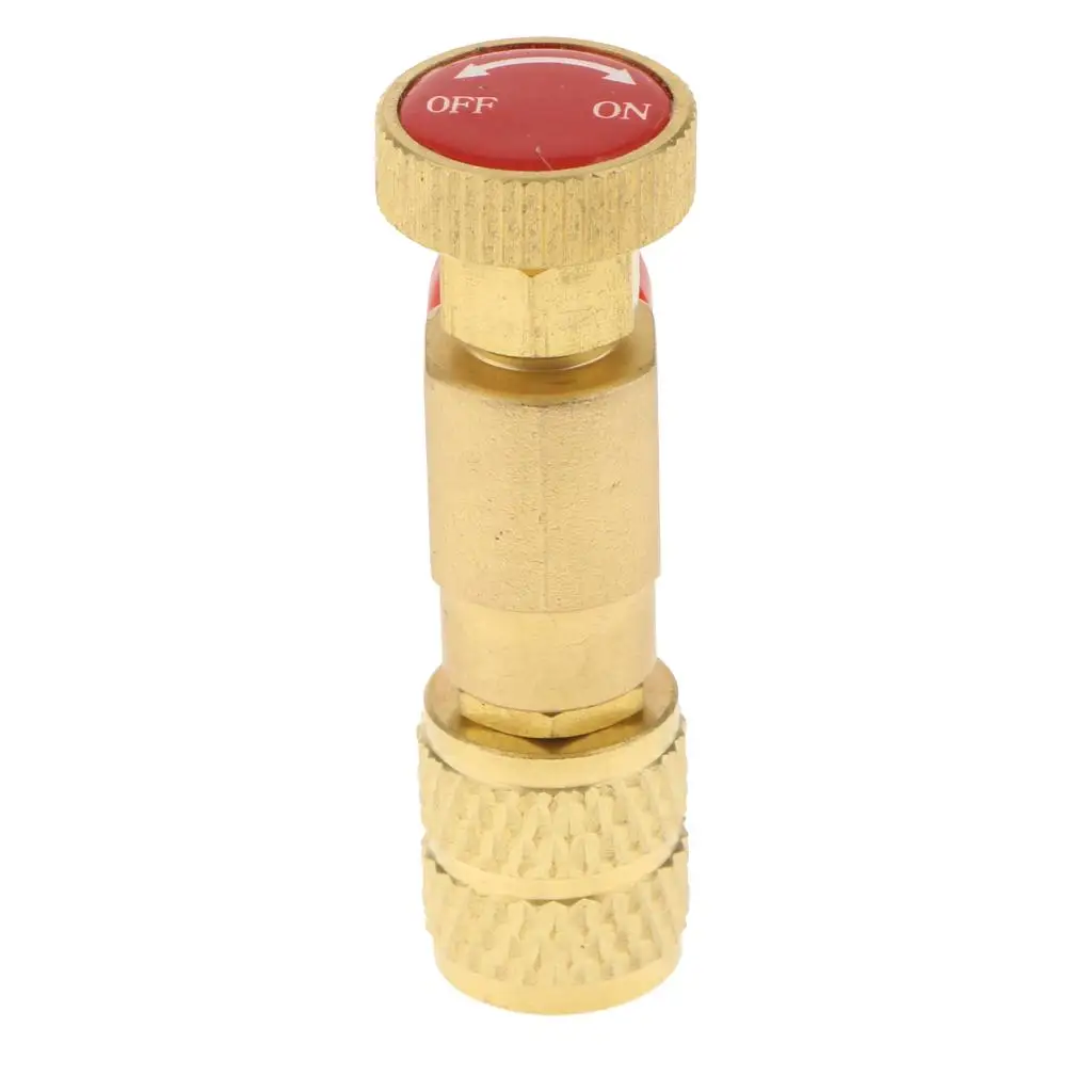 Air Compressor Safety Valve Brass Material High Pressure Relief Refueling Valve for Cooling System Maintenance