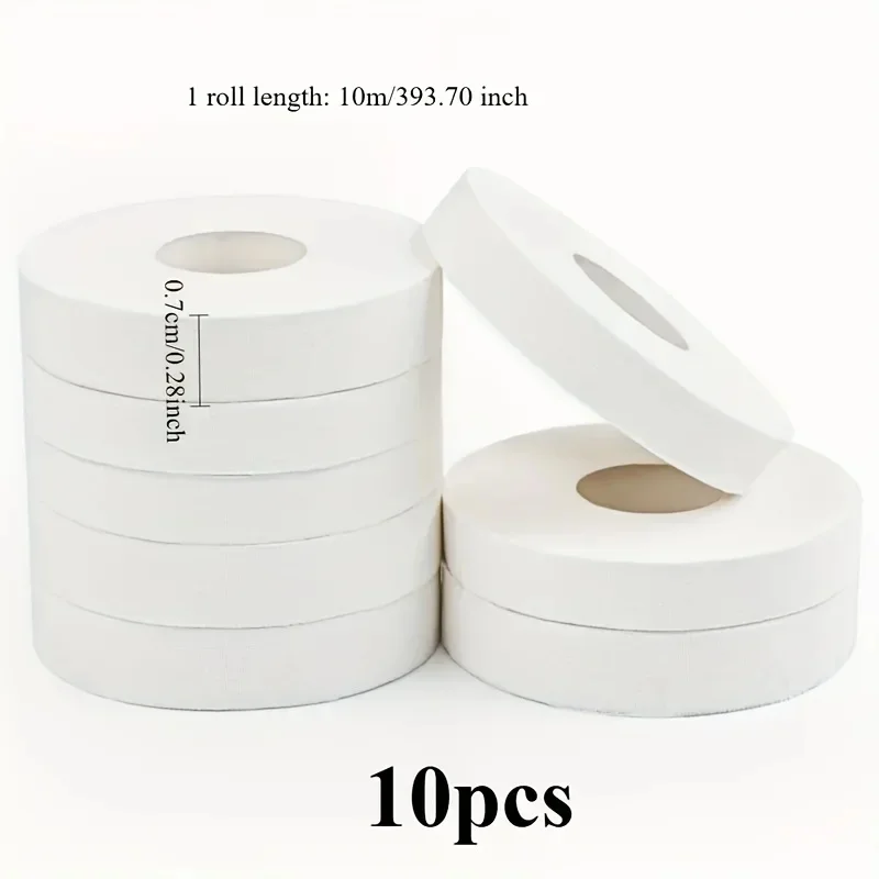 10 Rolls breathable sports tape, high-adhesion finger tape, rock climbing, basketball lifting and other long-distance