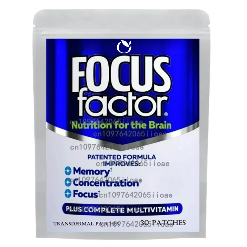 

30 Patches Focus Nootropic Brain Transdermal Patches for Memory, Concentration and Focus