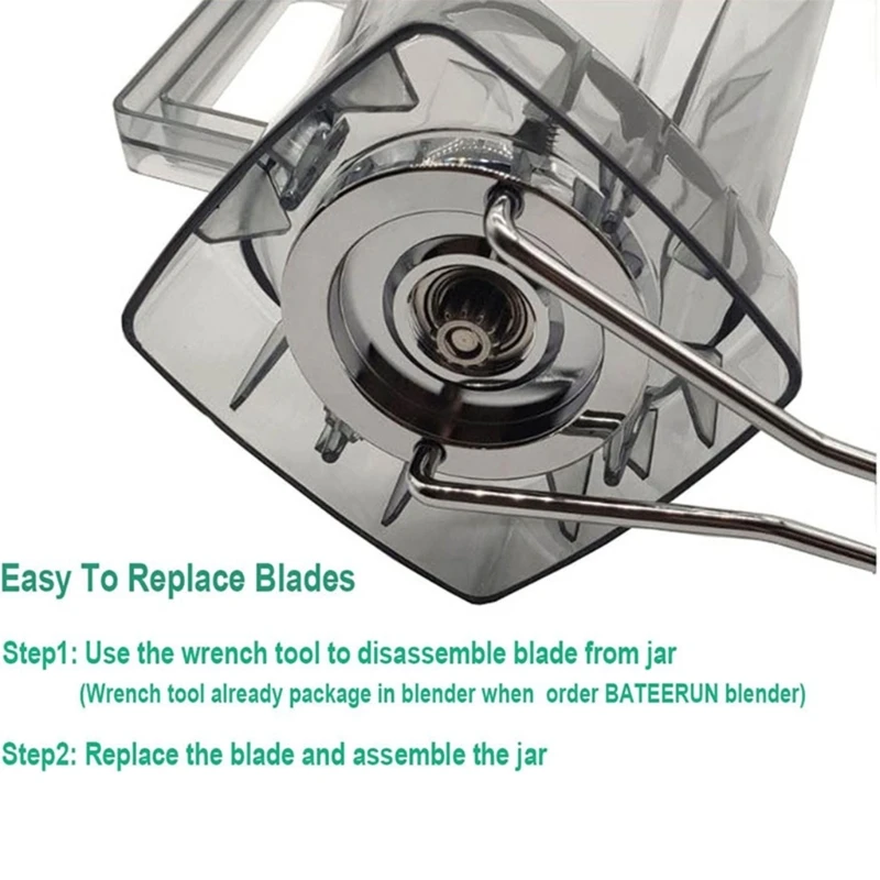 ブレンダーヘッド交換ブレンダーブレードヘッドキッチンブレンダー用品ブレンダー交換部品ステンレス鋼素材 918D