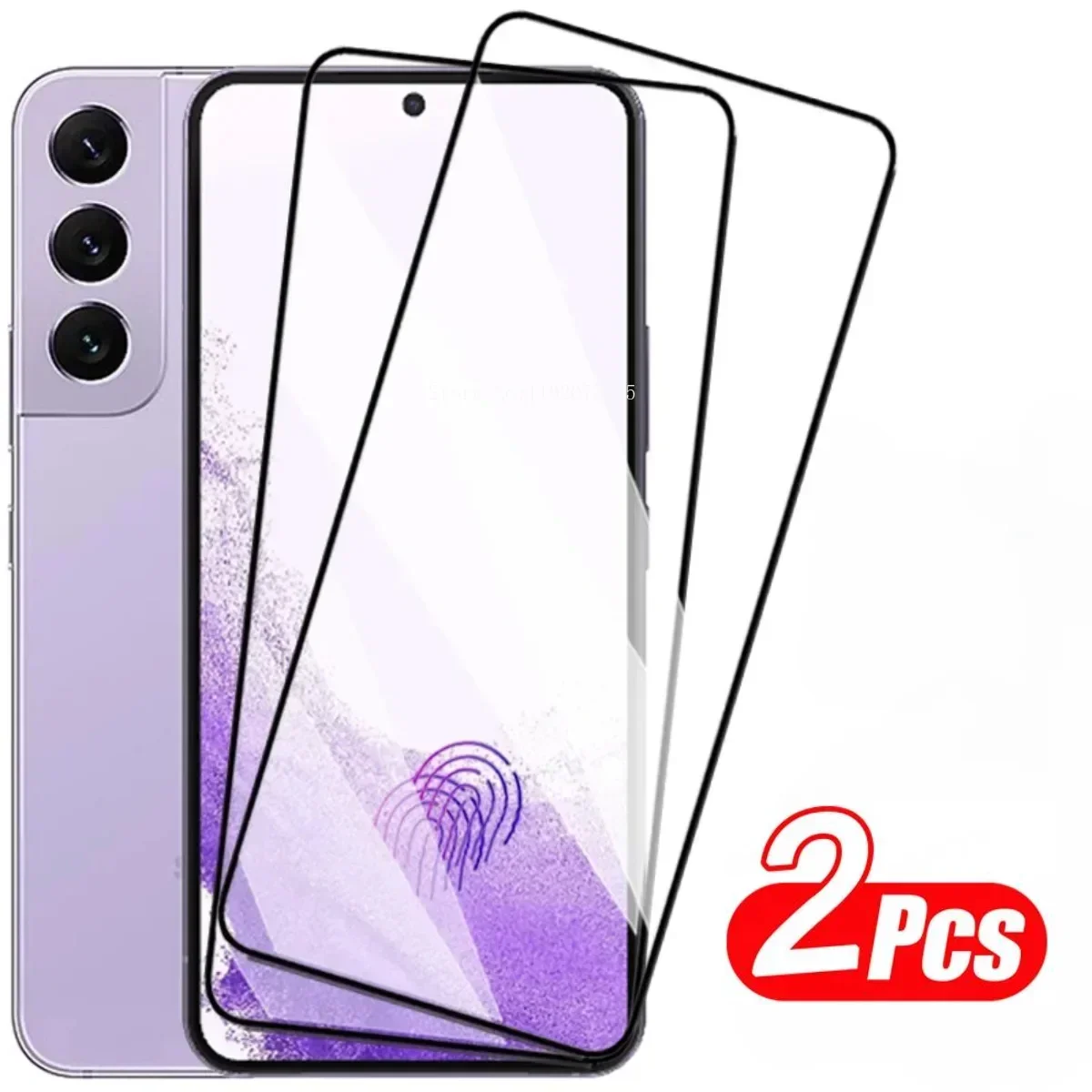 2 шт. закаленное стекло для Samsung S22 S23 S21 Plus S20 Fe S24 Ultra A15 A55 A35 A25 A32 A52 A73 5G HD защитные пленки для экрана