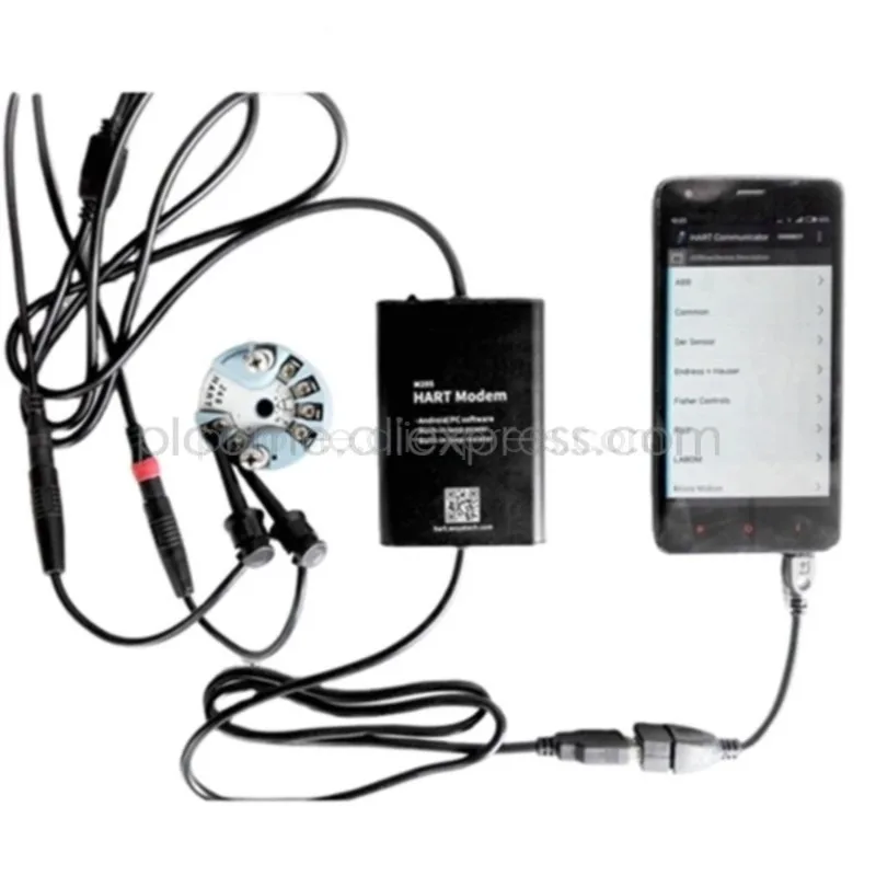 Hart Modem USB, built-in 24V, Hart Communicator 475 375, Optional Android APP / Bluetooth
