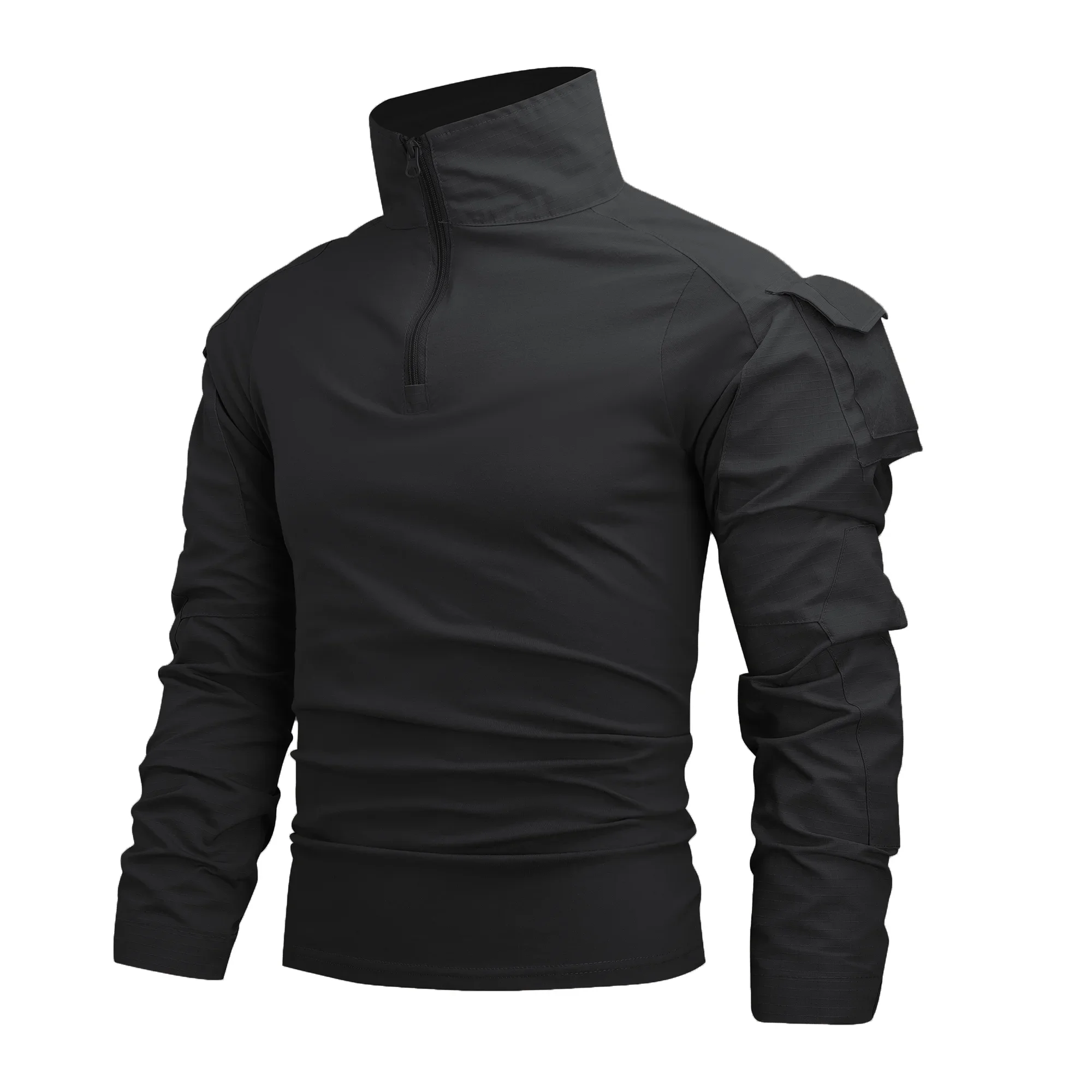 Uomo Sport all'aria aperta Escursionismo T-shirt Combattimento Softair Militare Multicam Camouflage Caccia Arrampicata Camicia da campeggio Abbigliamento tattico