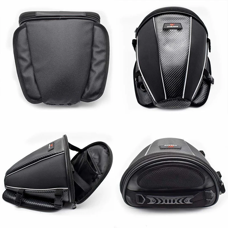 Motorcycle Suitcase Men Sports Suitcase Motorcycle Rear Bag Waterproof Motorbike Backpack Tail Tank Bag Travel Shoulder Luggage