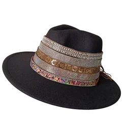 Various accessories Fedora straw hat clothing various rhinestones fashion accessories rhinestones accessories clothing shoes