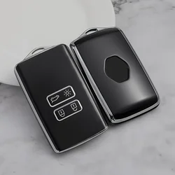 TPU Car Key Case Cover Fob Shell For Renault Koleos Kadjar Captur Megane Clio Scenic Talisman Arkana For Dacia Sandero Card Fob