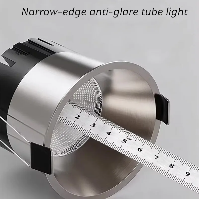 Bauhaus LED Recessed Ceiling Lamp with Anti-Glare Feature, Narrow Bezel, Suitable for Living Rooms, Bedrooms, Hotels and Villas.