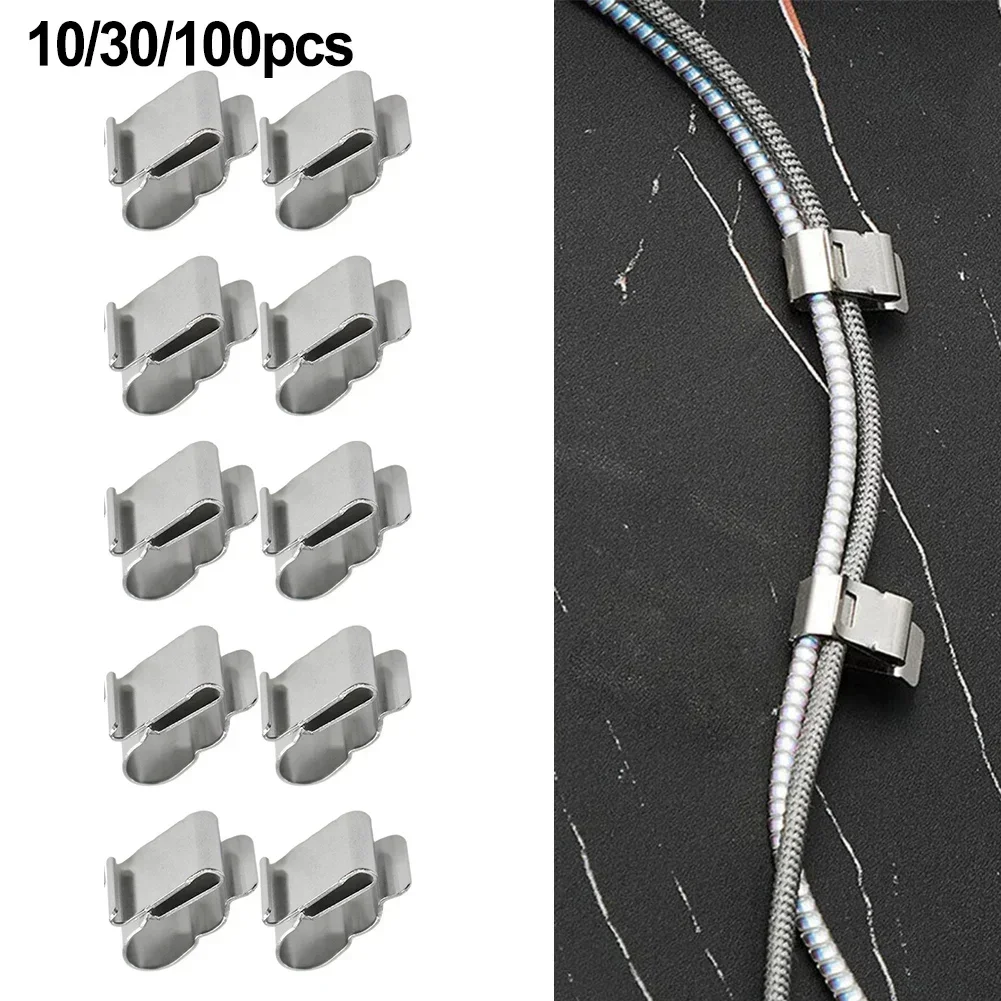 Dura&ble Solar Panel Cable Clips Effective Support For 6mm To 6 5mm Cable Clip Metal Clamp Pv Wiring Management Harness Rope