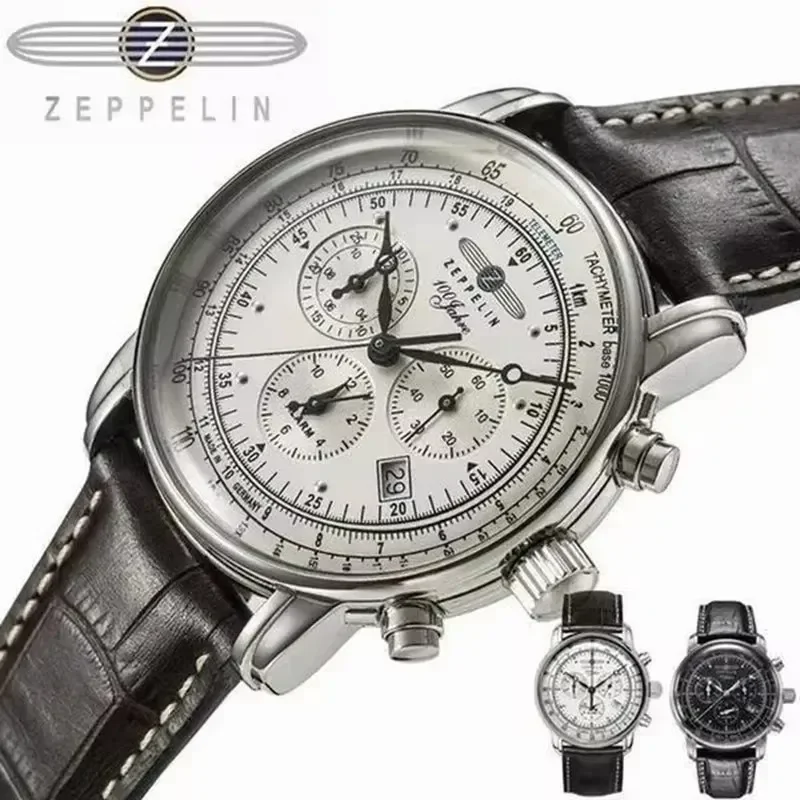 

Zeppelin directional commemorative version watch for men retro business leisure watch for men fashion watch