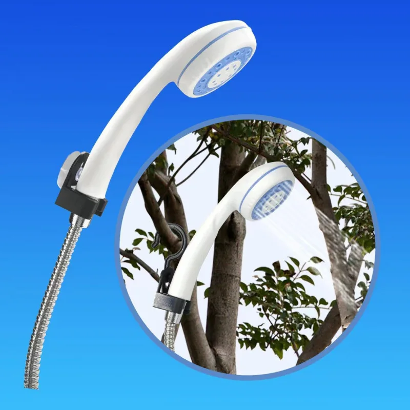Portable Outdoor USB Rechargeable Electric Shower Pump Shower Head Bathing for Travel Camping Car Washing Pet Cleaning Equipment