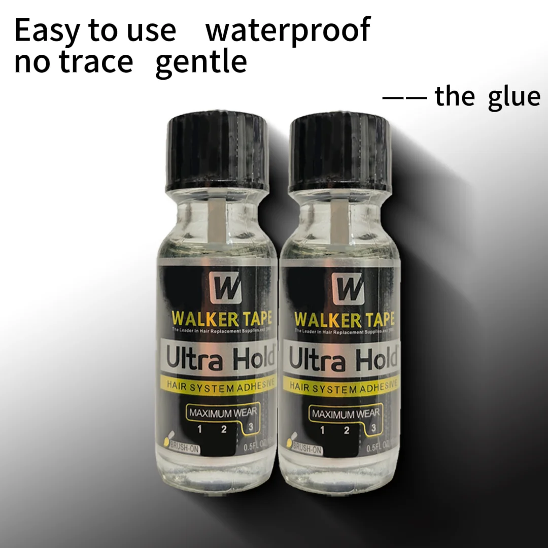 ووكر الشريط الترا عقد الدانتيل لاصق 0.5 أوقية/15 مللي مقاوم للماء شعر مستعار تأثيري إصلاح الأذن اللحية سلس طويلة الأمد لاصق سريع