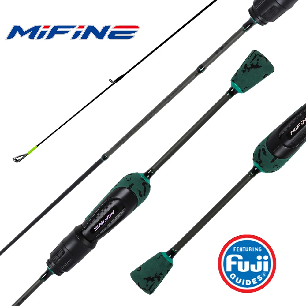 

MIFINE SHOWTIME Spinning Fishing Rod Ultralight XUL 30T Lure 0.3-2G Fuji/RA Rings Hollow Tips Freshwater Saltwater Fishing Poles