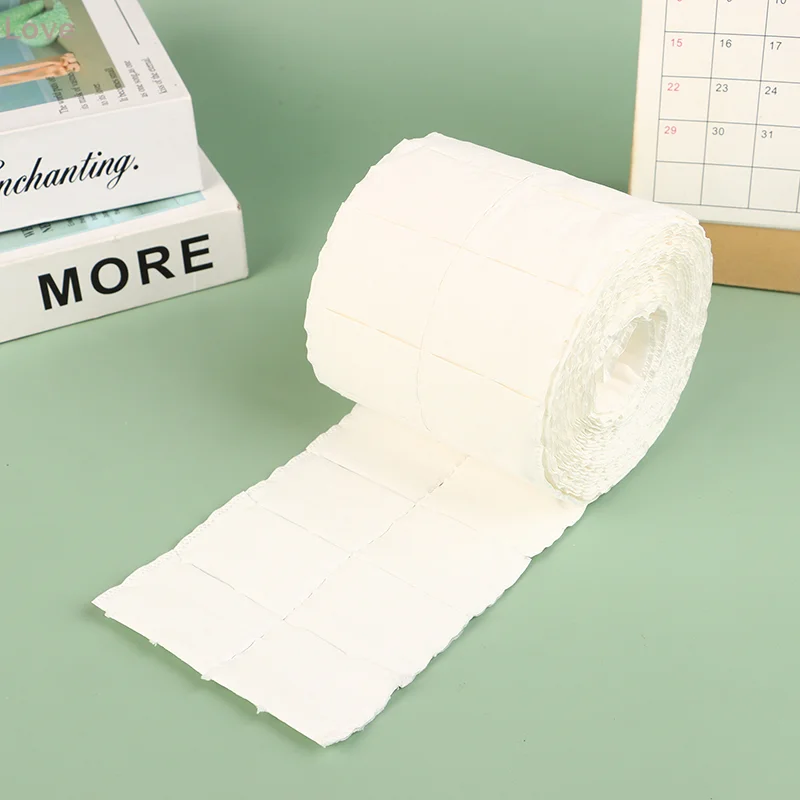 [L & P] 300 قطعة/لفة مسمار القطن مناديل الأشعة فوق البنفسجية هلام مسمار نصائح مزيل طلاء الأظافر الأنظف ورقة الوبر الوسادة نقع مسمار الفن تنظيف مانيكير أداة