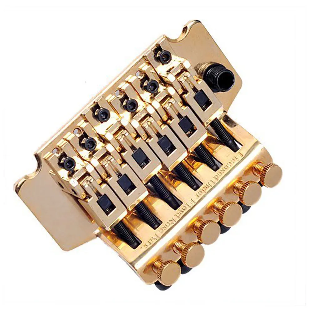 Ponte Tremolo peças sistema, guitarra ouro, 1 pacote