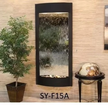 

Customized H90 Cm/35" Wall-mounted Waterfall Cascade Fountain Screen Wall for Home and Garden Indoor and Outdoor