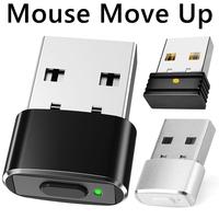 USB Mouse Jiggler Undetectable Mouse Mover with Separate Mode and ON/OFF Buttons Supports Multi-track Simulate Mouse Movement