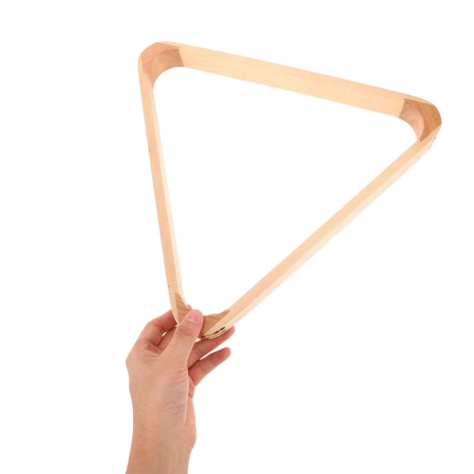 

Набор из 2 деревянных треугольных держателей для бильярдных шаров — натуральная текстура — компактное хранение для профессионалов и любителей