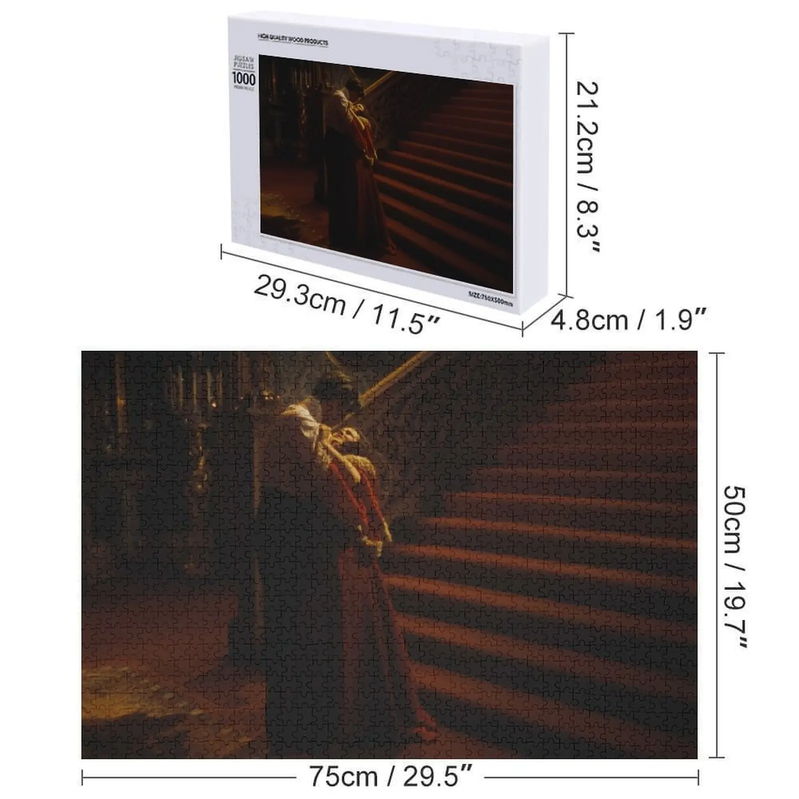 Gone with the Wind Jigsaw Puzzle Wooden Name Custom Personalized Wooden Animal Puzzle