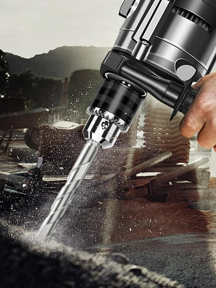 Эксцентриковое сверло с 4 лезвиями, набор сверл для бетонного кирпича из твердого сплава, 4/5/6/8/10/12 мм, четырехгранные зубчатые сверла