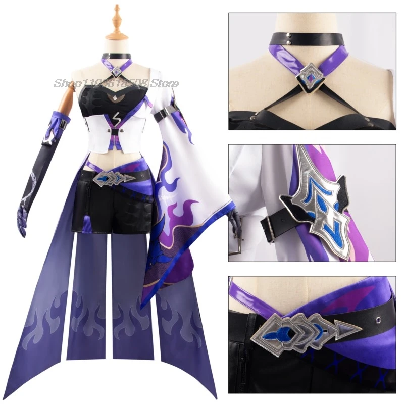 Honkai Star Rail Huang Quan Acheron Cosplay Costume Sea Ranger Full Set Anime Game Outfit Cosplay for Women Full Suit Love Live