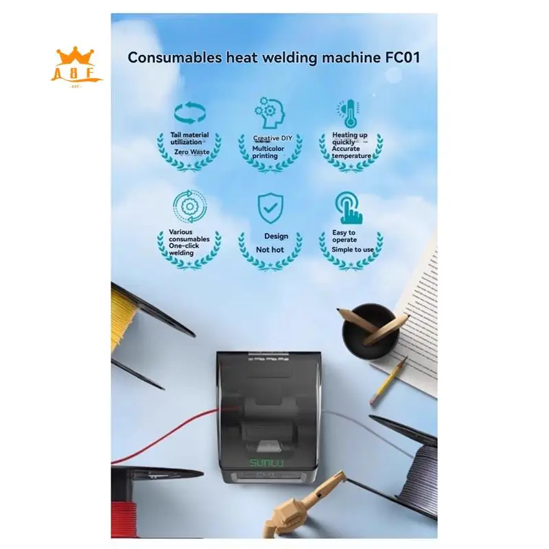 

A08E-SUNLU Разъем нити быстрого нагрева для 3D-принтеров, для нитей PLA, PETG, TPU, ABS, PA, 1,75 мм