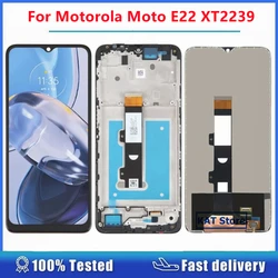 Compatible For Motorola Moto E22 E22i XT2239 2022 LCD Touch Digitizer Screen Full Assembly With | Without Frame Replacement