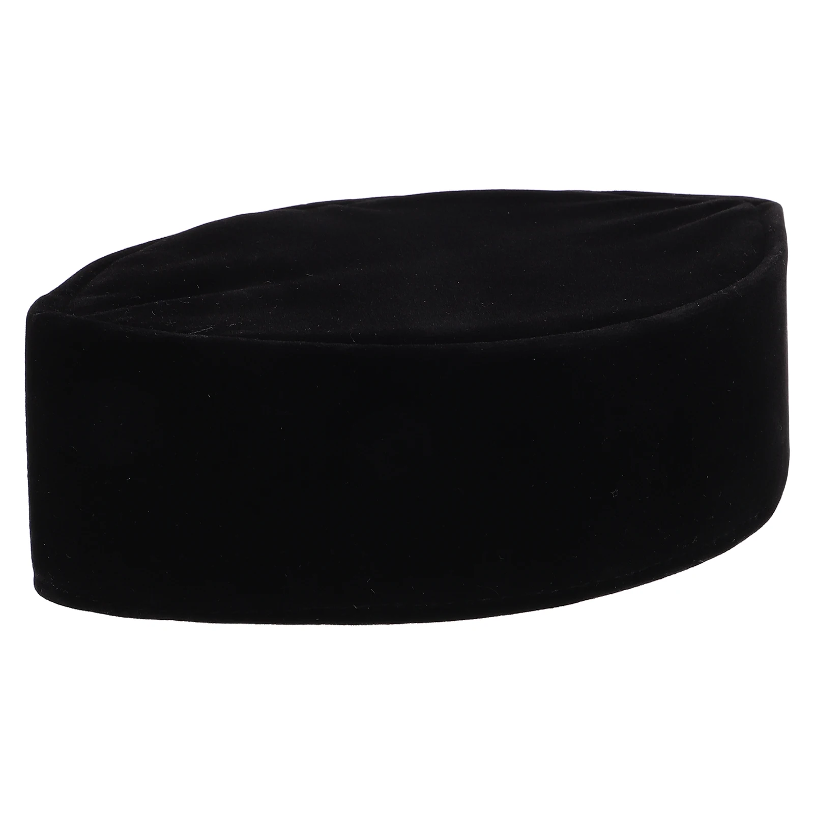 

Muslim Worship Hat Velvet Boat Cap for Men Prayer Southeast Asian Afrocentric African Style Soft Durable Classic