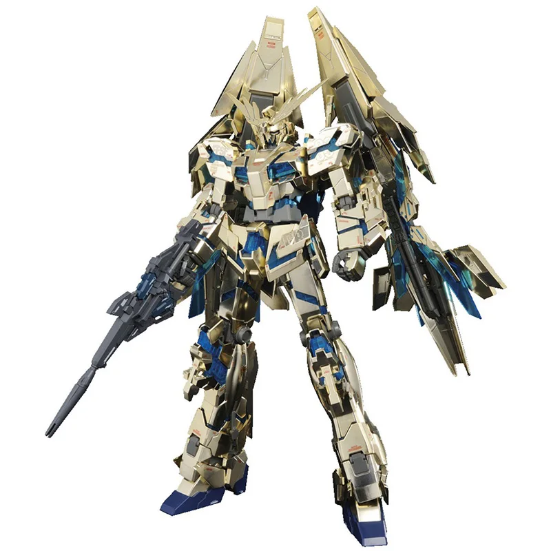 バンダイ ガンダムモデルキット アニメフィギュア ロボット玩具 MG RX-0-03 ユニコーンガンダム03 フェネックス ガンプラ アクションフィギュア おもちゃ 子供向け