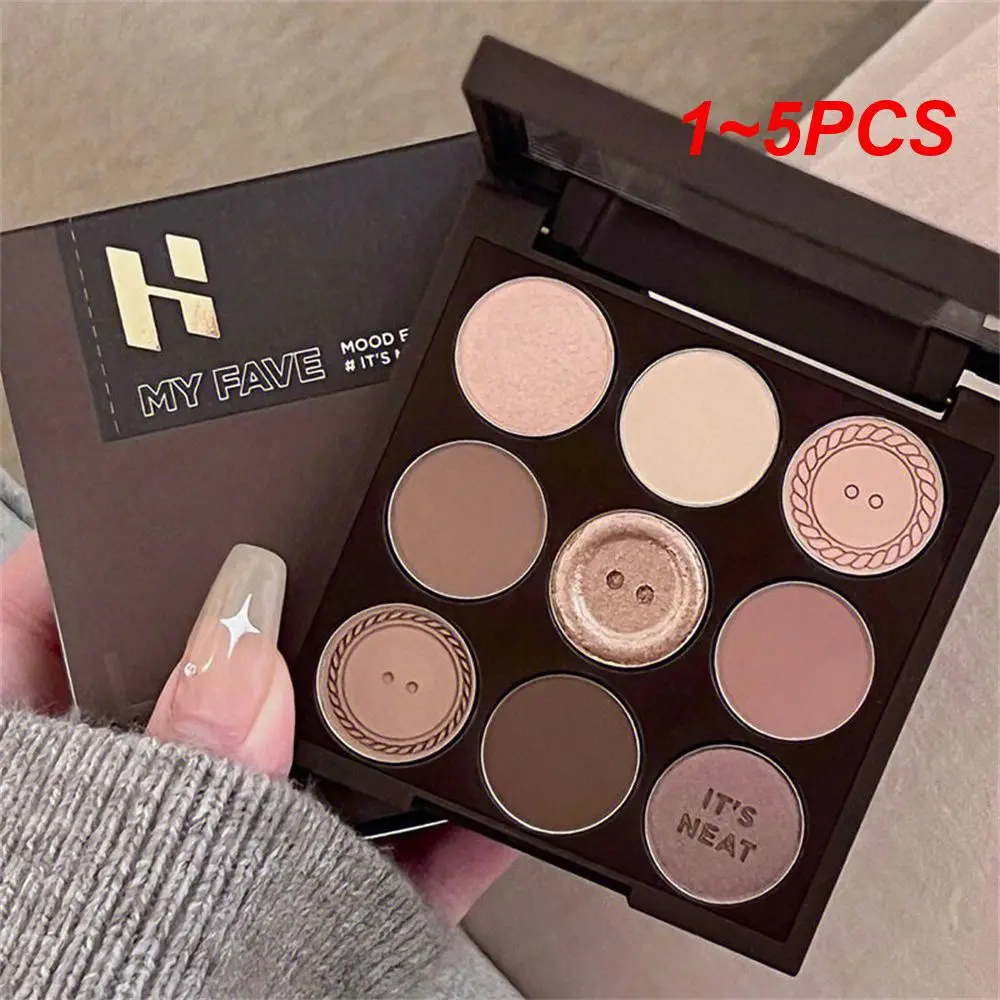 1~5PCS Eye Shadow Palette Portable Wild Nine Color Eye Shadow Palette 9 Color Eye Shadow Palette Cosmetic Highly Rated Trimming