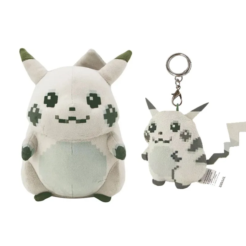 

Hot New Pikachus Plush Toys Pokemon 30th Anniversary Commemorative Edition Pixel Art Style Pikachu Stuffed Toy Exquisite Gifts