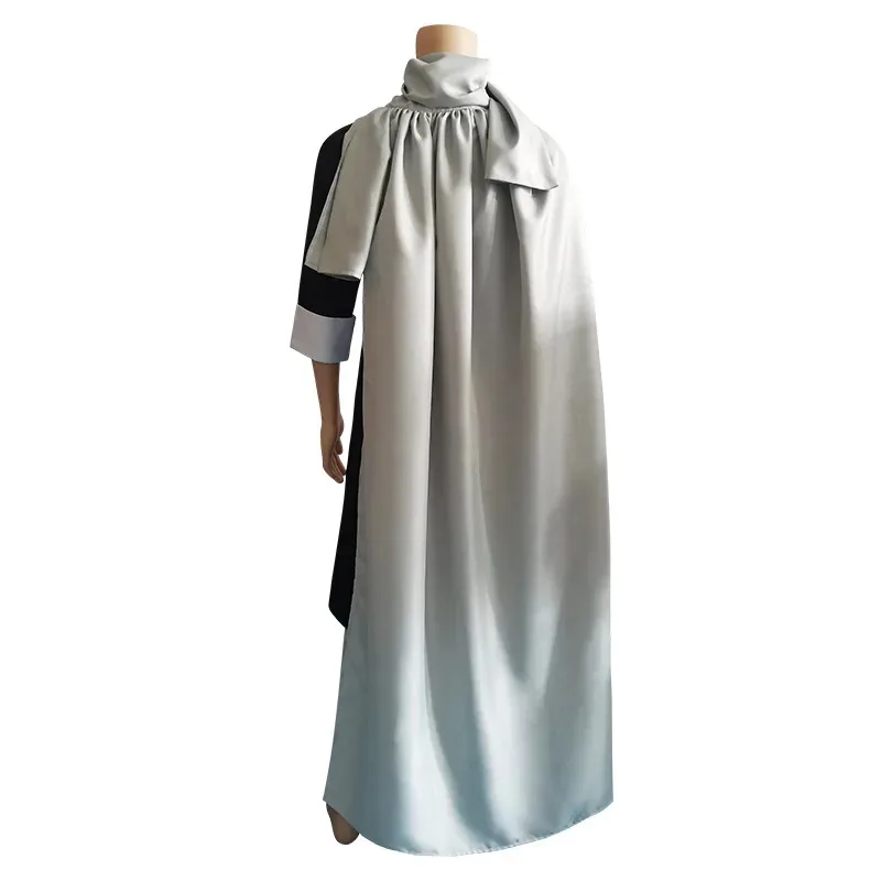 

qq45Аниме Gintama Kamui Silver Soul Косплей Костюм Мягкий весенний парик от дождя Китайский кунг-фу Черное кимоно Плащ Aldult Man Хэллоуин