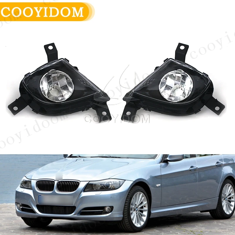 Car Front Bumper Fog Lamp Driving Light For BMW E90 E91 328i 335i 2009 2010 2011 Assembly Headlight 63177199893 63177199894