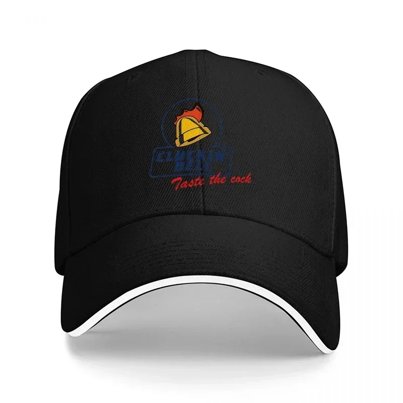 CLOCKWORK BELL TASTE THE COCK BASEBALL CAP BLACK CLASSIC DESIGN WITH VIBRANT LOGO AND CONTRAST TRIM FOR STYLE AND COMFORT