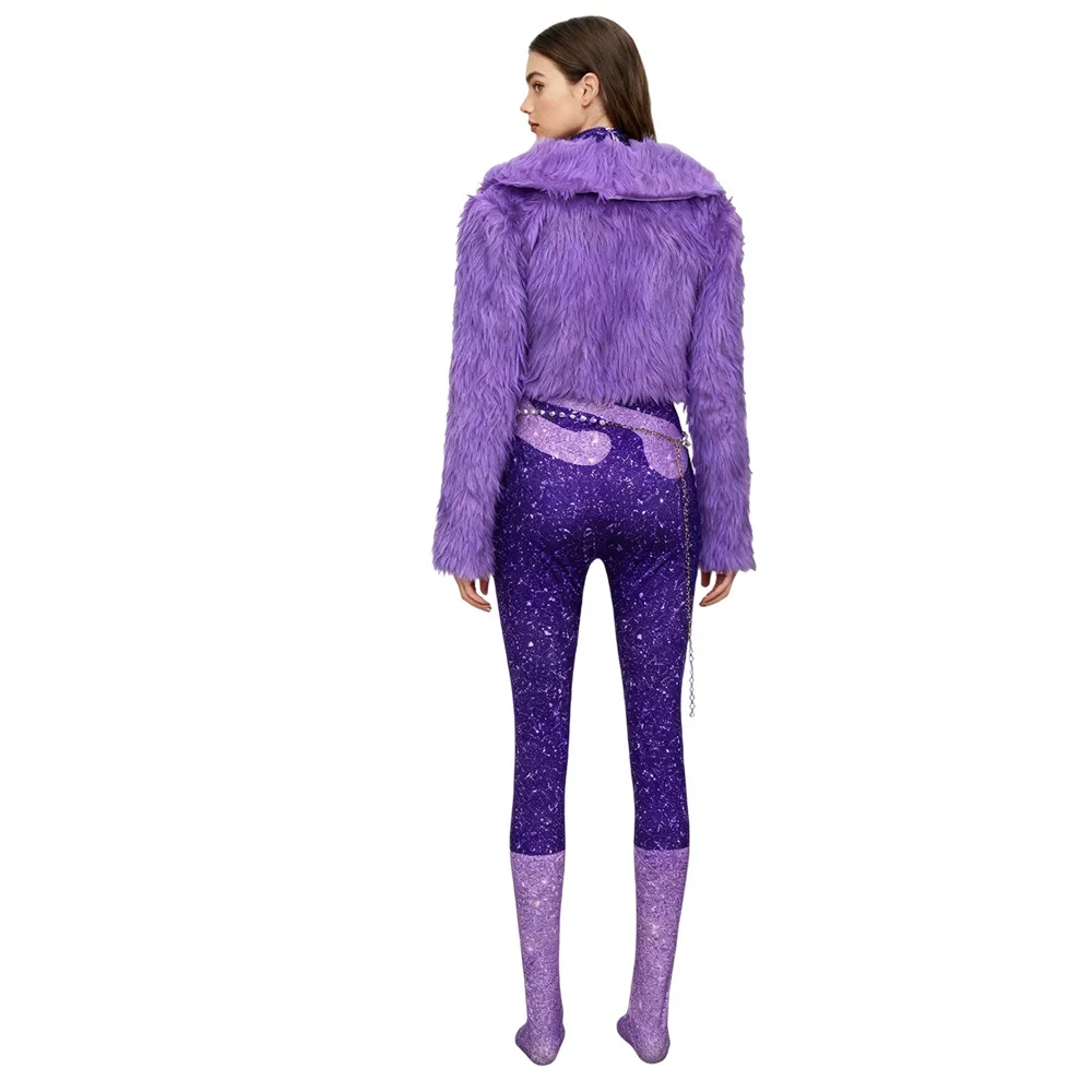 Anime Gazelle Cosplay Costume Adult Kids Jumpsuit Headband Wig Fantasia Roleplay Outfits Halloween Carnival Disguise Clothes - view 3