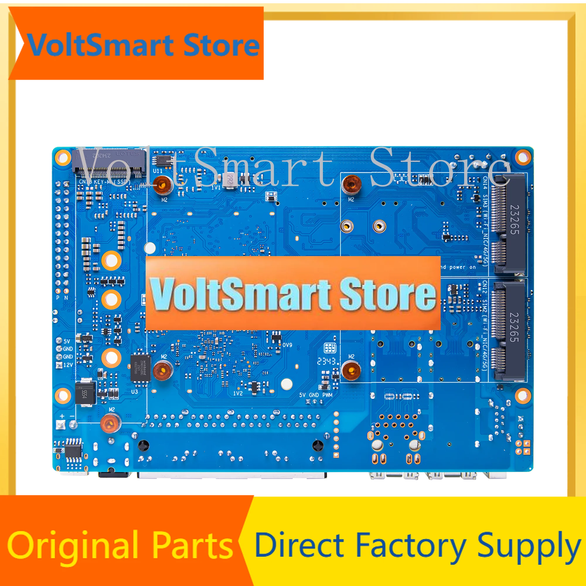 VoltSBanana Pi BPI-R4 MediaTek MT7988A (Filogic 880) Quad-core Arm Corex-A73 4GB DDR4 8GB EMMC Support Openwrt Smart Router Boar