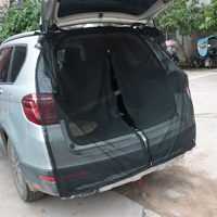 Car Sunshade Mosquito Net UV Protection Insect-proof Mesh Curtain Car Sunshade Screen Outdoor Tour Camping Accessories