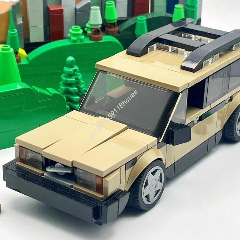 289 قطعة MOC Brick 240 Estate City Champion Supercar اللبنات عيد الميلاد قسط جامع الطبعة مثالية لتقوم بها بنفسك هدية