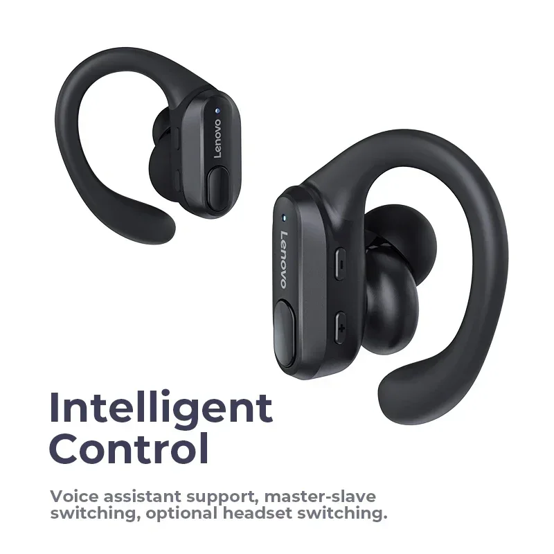 Thinkplus Lenovo XT80 Wireless Headphones Sports Earphones Bluetooth 5.3 Headsets Noise Reduction Earbuds with Mic Ear hooks