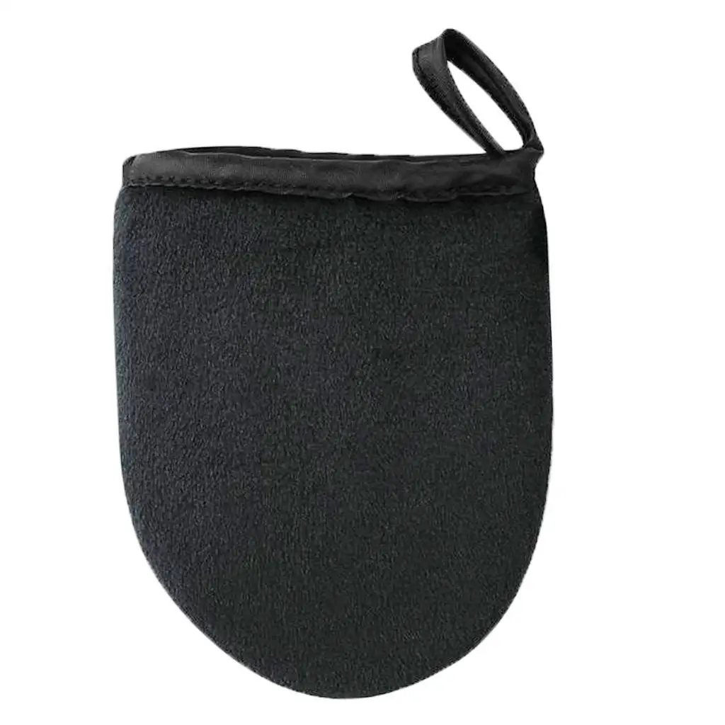 Self Tanning Mitt Applicator 2 in 1 Reusable Glove Flocking Sponge for Even Tan and Smooth Finish