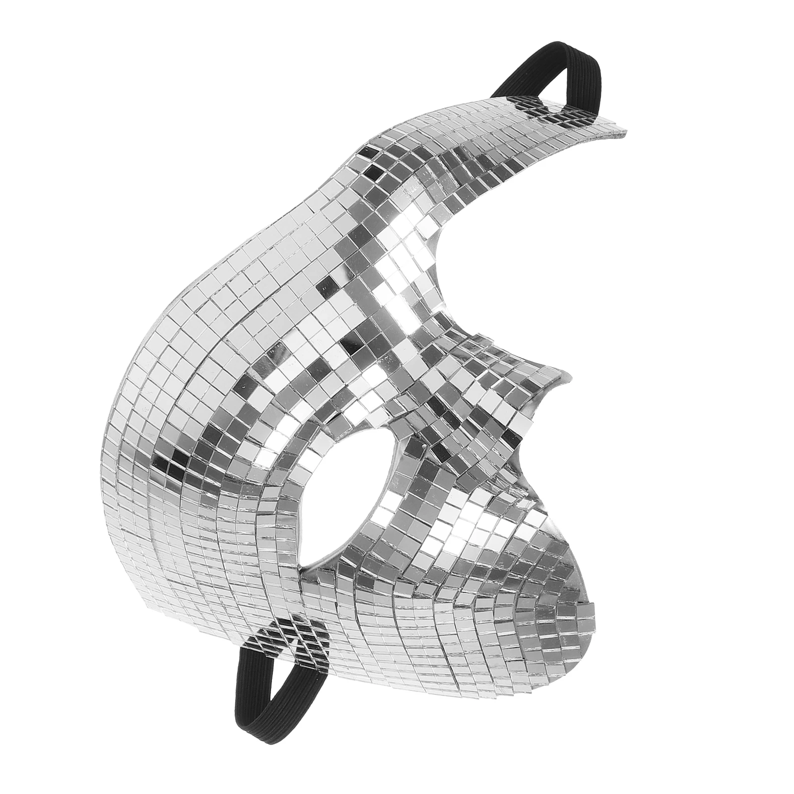 Glitter Half Face Mask Disco Ball Carnival Costume Party Women Men Masquerade Mask Festival Punk Fancy Dress Halloween Dance