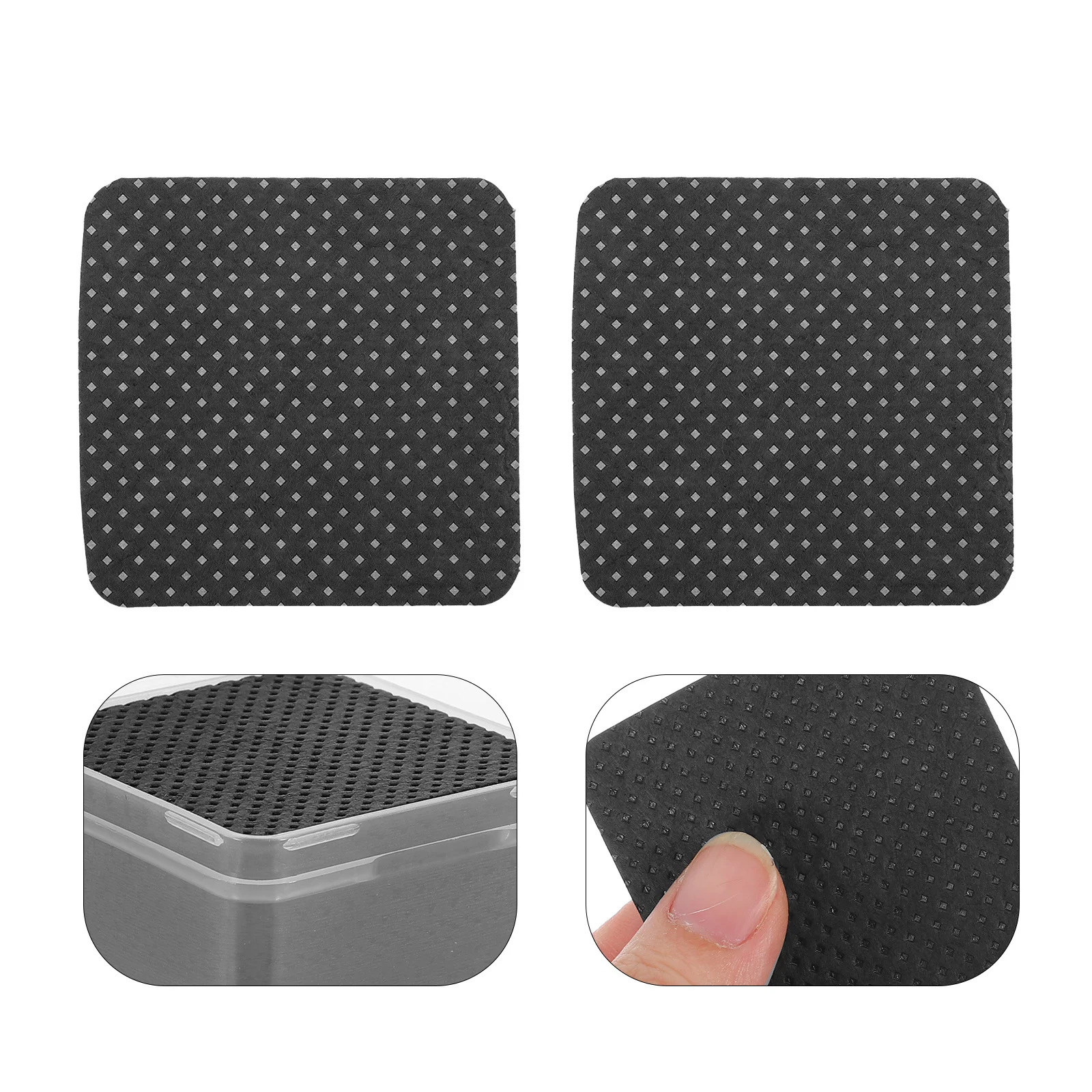 

600Pcs Cotton Wipes for Nail Polish Remover Lint for Acrylic Gel Nails Portable Compact Size Nail Tools