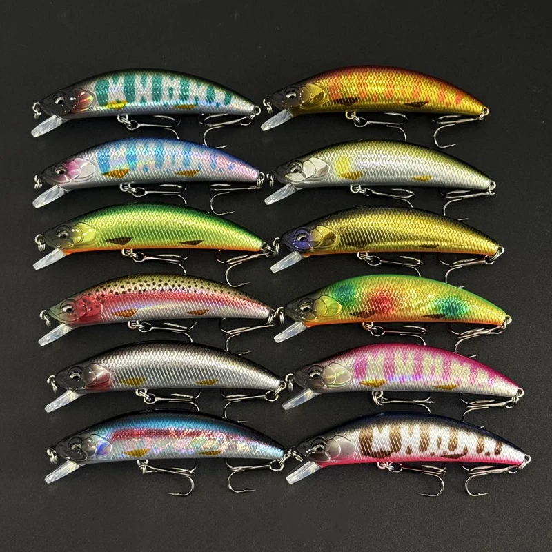 Señuelo Minnow Hundimiento Lento Lanzamiento Largo Acción Realista - imagen 2