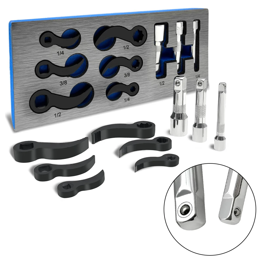 

For Standard Drive Tools Car Repairs Home Repairs 1 2 8-point Adapter Efficient Repairs Extension Rod Nickel-plated Finish