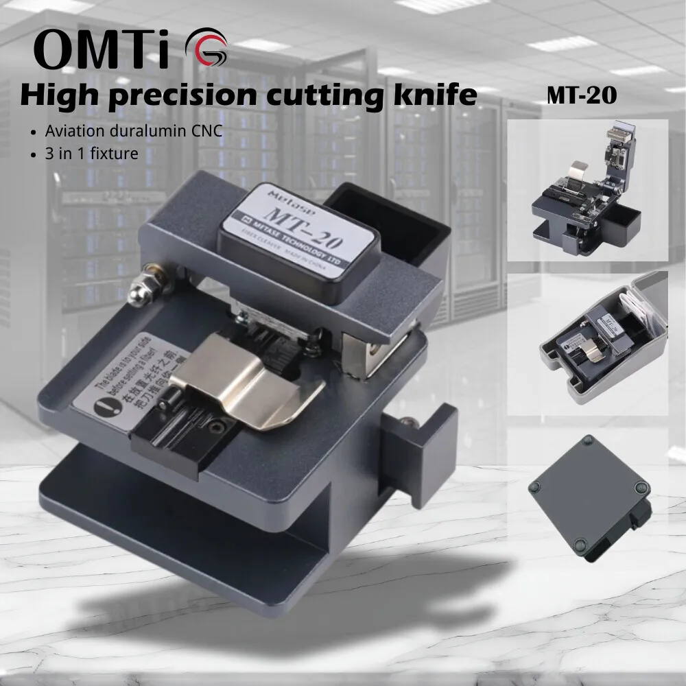 

OMTiG Cleaver MT-20 Cable Cutting FTTT Fiber Optic Knife Tools Cutter High Precision Cleaver