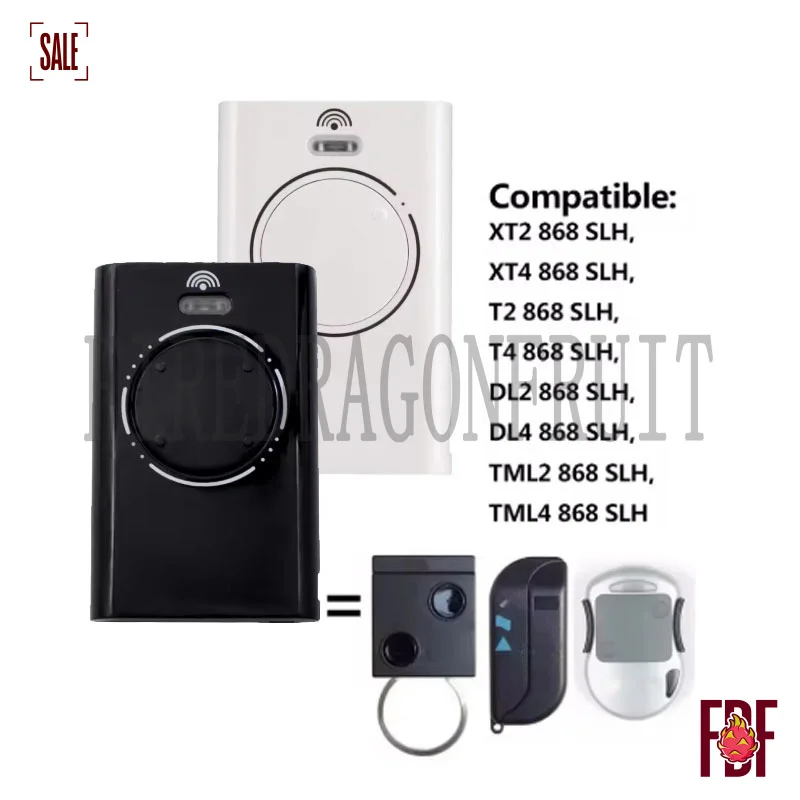 

Пульт дистанционного управления 868 МГц с плавающим кодом XT2 XT4 SLH LR для гаражных ворот и рольставней