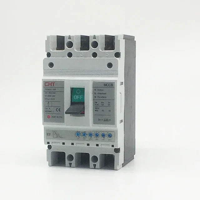 2026/DGM2E-100 Factory Manufacture Overload Protection MCCB Moulded Case Circuit Breaker