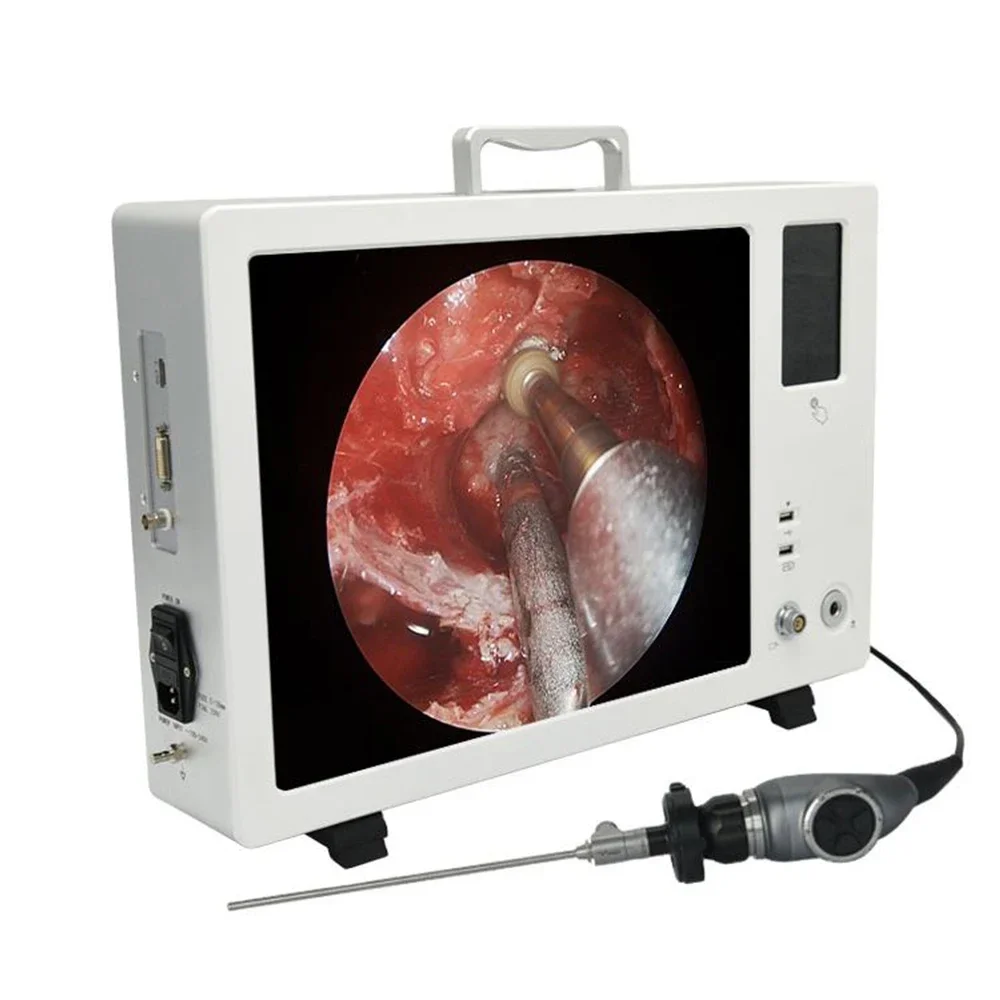 Factory Price 4 In 1 Full HD 4K Medical Endoscope System With 24 Inch 100W LED Light Source And HD Recorder