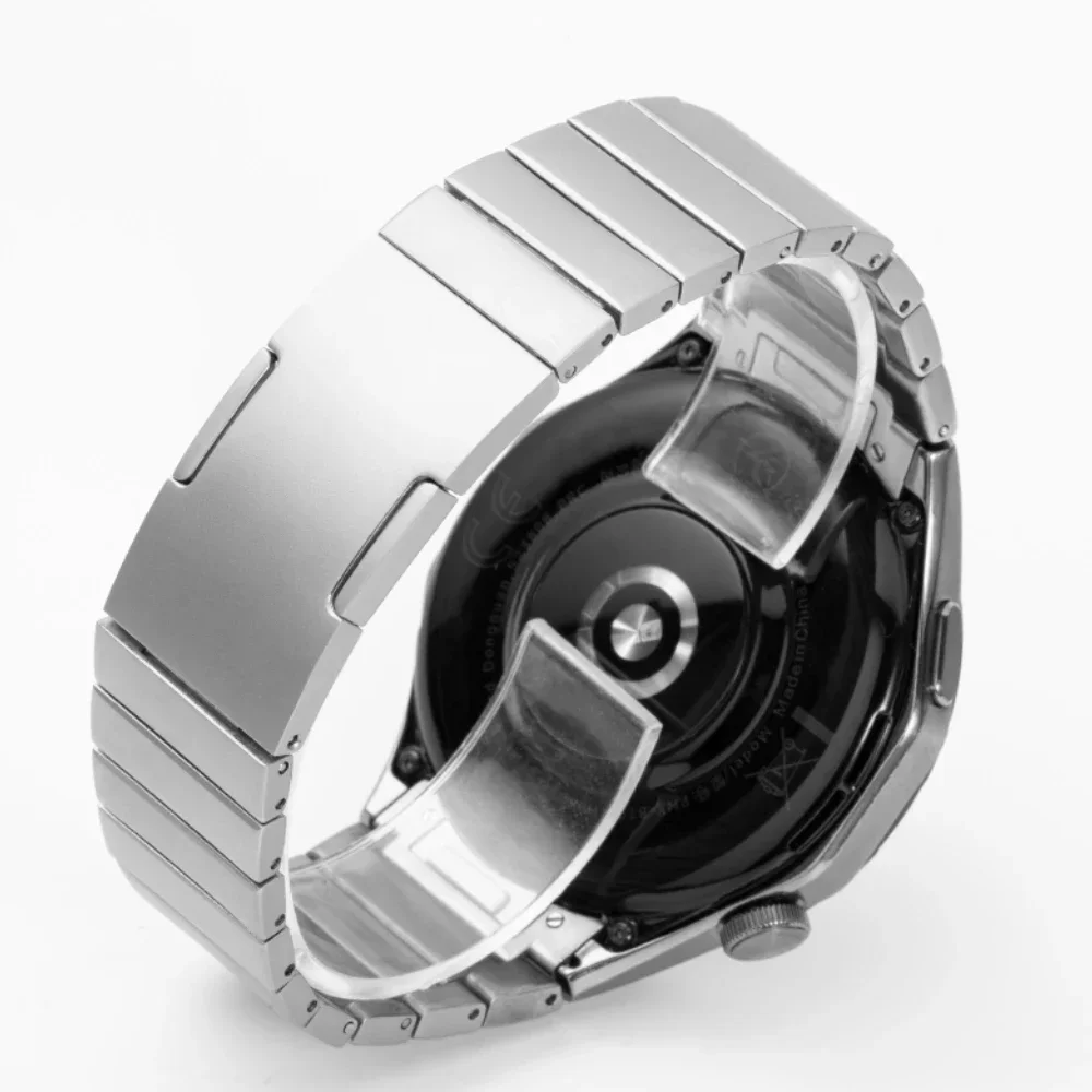 حزام معدني للساعة ، سبائك الفولاذ المقاوم للصدأ ، معصم الأعمال الراقية ، سوار أصلي ، GT4 46 way