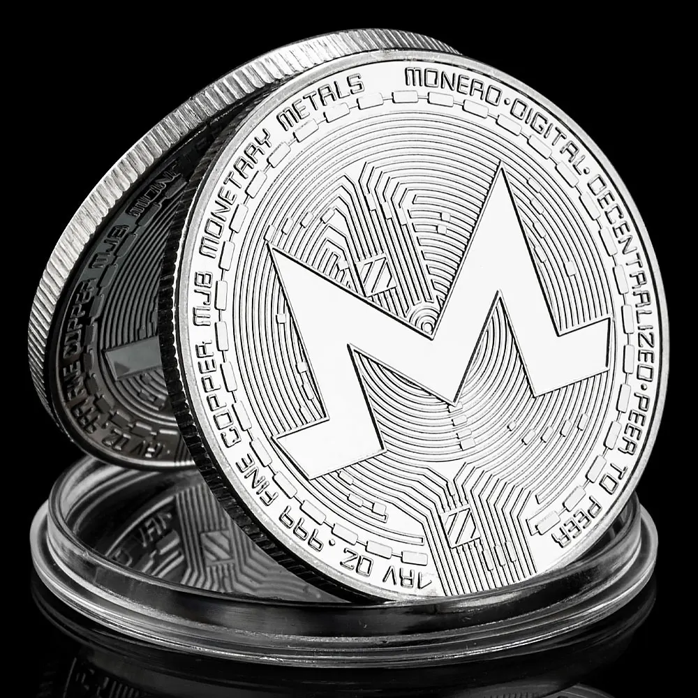 Оригинальные монеты для криптовалюты, посеребренные металлические сувениры и подарки, памятные монеты, криптовалюты