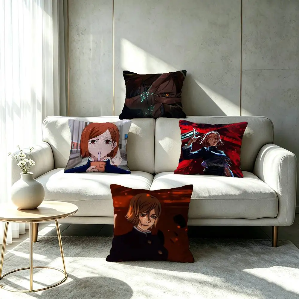 Nobara Kugisaki Jujutsu Kaisen Pillow cover gift High definition digital printing,Surprise  vivid pattern Household.